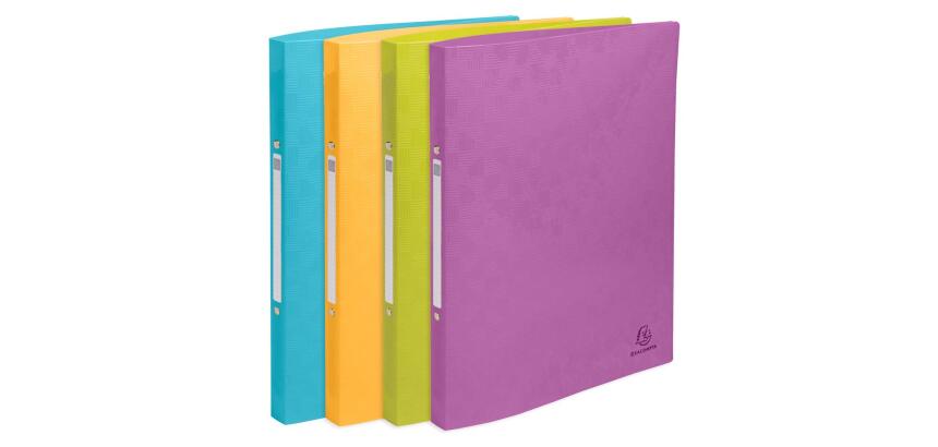 Classeur 2anneaux 15mm polypropylène recyclé Pop'N Co - Couleurs assorties
