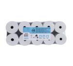 Exacompta Ref: 43816E - 80 x 72mm, 48gsm Thermal Paper Receipt Till Rolls, For Cash Registers, Tills, EPOS, POS Terminal Card Payments, BPA Free, 76m, White, Pack of 10 - White