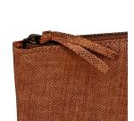 KLEO-PATHRA CUIR Trousse plate 22x11 cm Bronze