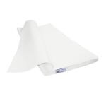 Paquet de 200 nappes papier, pliées au format, sous film - Format 80x80cm - Blanc