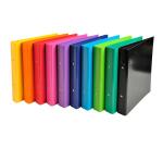 Classeur 2 anneaux cartonné Iderama pour format A5 - Dos 3.5 cm couleurs assorties