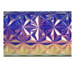 Trousse holographique ronde Ø7x22 cm violet - Violet