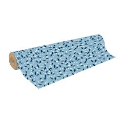 Kraft brut 70g, rl 50x0,70m Minimalist - Bleu