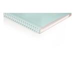 Cahier reliure intégrale enveloppante Koverbook Blush A5 160 pages ligné couverture polypropylène opaque bicolore - Lilas/Vert tilleul