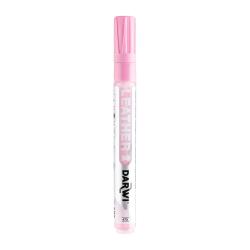 DARWI Marqueur Peinture sur Cuir Pointe Conique Fine 2mm - Rose