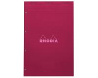 Bloc agrafé Rhodia Couleurs Prune N°20 A4+ 21x31,8 cm - Prune