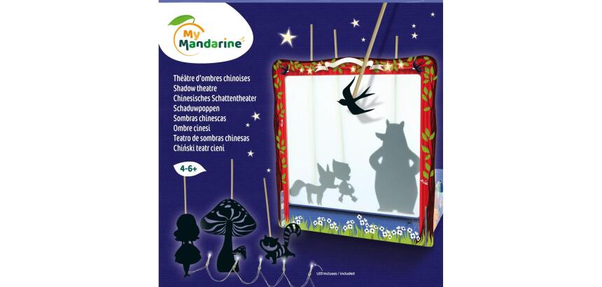 Coffret créatif, Théâtre d'ombres chinoises - Multicolore