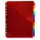 Exacompta PP Dividers, A4, maxi, 12 part - Assorted colours