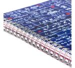 Le Mur des Je t'aime, Carnet reliure intégrale A5 14,8x21 cm, 120 pages, ligné, 3 intercalaires avec 6 poches