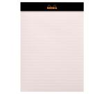 Bloc agrafé Rhodia le R N°16 14,8x21 cm 70 feuillets ligné 90g - Orange