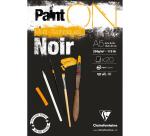 Paint'ON Noir bloc collé 20F A5 250g