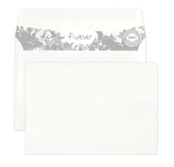Boite de 500 Enveloppes Forever Blanches 100% recyclé C6-114x162mm - Auto-Adhésives - 80g/m2 - Blanc