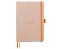 Rhodiarama Goalbook souple A5 240 pages dot papier ivoire 90g - Touche de rose