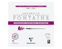 Fontaine Extra Blanc Grain Fin bloc collé 4 côtés 15F 30x30cm 300g