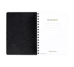 My.daily.planner Age Bag carnet reliure intégrale A5 250 pages détachables - Noir