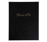 Livre d'or Balacron avec titre 100 pages blanches - 27x22 cm vertical