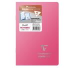 Carnet piqué Koverbook Silver 11x17 cm 96 pages ligné couverture polypropylène opaque - Assortis