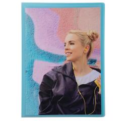 Carpeta de funda Kreacover® Chromaline Pastel semirígido 5/10e - (Vistas: 40 Fundas: 20) - 18x23 cm para A5 - Colores surtidos