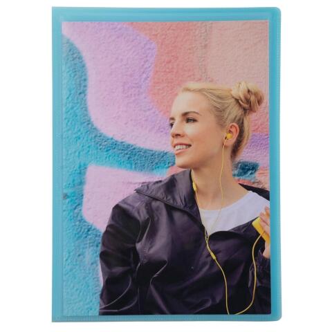 Carpeta de funda Kreacover® Chromaline Pastel semirígido 5/10e - (Vistas: 40 Fundas: 20) - 18x23 cm para A5 - Colores surtidos