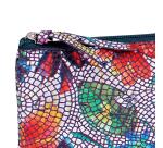 Céleste CUIR Trousse plate 22x11 cm Mutlicolores