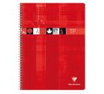 Cahier Travaux Pratiques reliure intégrale 24x32 cm 80 pages grands carreaux 90 g + uni 125 g - Assortis