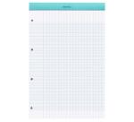 Rhodia Couleur Pad - No.20 - 21 x 21.8 cm - Seyes Ruling - 80 Sheets - Top Stapled - Sky Blue