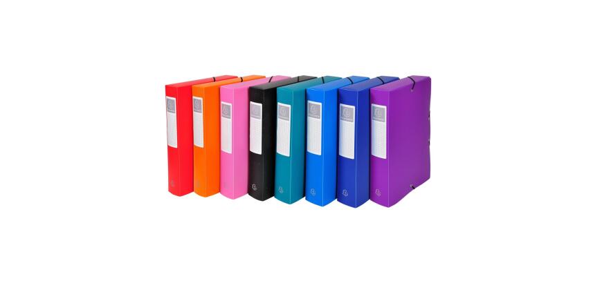 Boite de Classement Exabox Dos 60mm polypropylène 7/10e OPAK - A4
