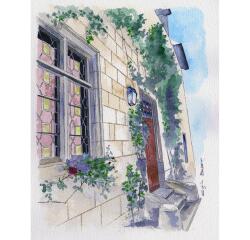 Clairefontaine Etival Watercolour Block - 30 x 40cm - 10 Sheets - 200gsm - Classic Grain