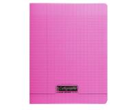 Cahier piqué 8000 POLYPRO 17x22 cm 60 pages grands carreaux 90 g