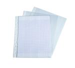 Estuche Exacompta de 10 fundas multitaladros polipropileno piel de naranja tamaño escolar - 17x22cm