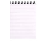 Bloc reliure intégrale Rhodia Classic 14,8x21 cm 80 feuillets ligné microperforé 80g - Noir
