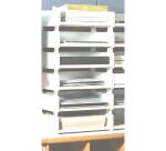 Corbeille à courrier multitri Office - Gris lumière