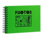 Fotoalbum mit Spiralbindung, 50 schwarze Seiten, Musicart