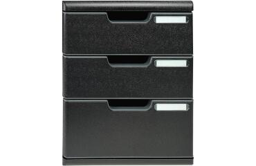 MODULO A4 - 3 drawers ECOBlack black - Black