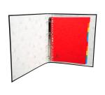 Classeur 4 anneaux cartonné Exacompta A4 maxi - Dos 4 cm couleurs assorties