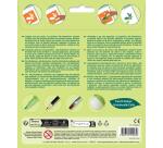 Set de 6 pochoirs enfants, Halloween - Orange