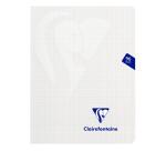 Cahier piqué Mimesys 17x22cm 96 pages petits carreaux couverture polypropylène Couleur aléatoire - Assortis