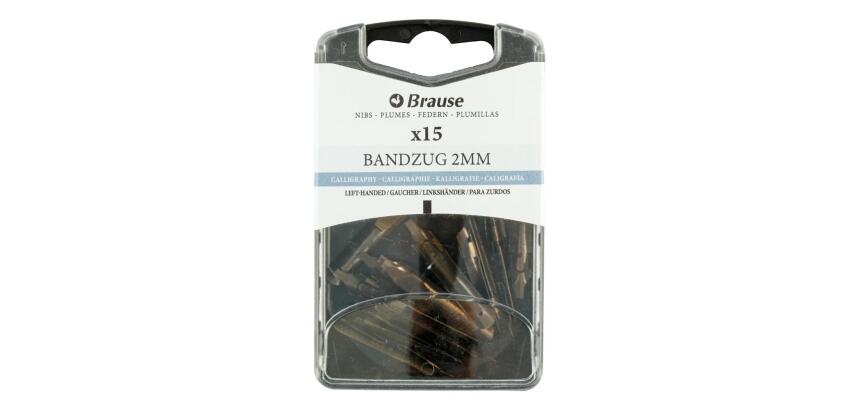 BOITE 15 PLUMES BANDZUG POUR GAUCHERS