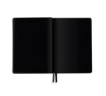 Rhodiarama Goalbook Creation rembordé rigide A5 160 pages papier Maya noir lisse dot 120 g avec élastique