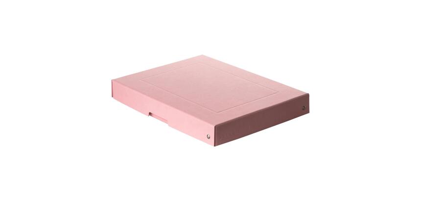 Caja de almacenamiento PureBox Pastel de Exacompta A4 24 x 32 x 4 cm de alto