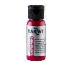 DARWI Flacon de 50 ml de Peinture sur Céramique à Froid - Carmin