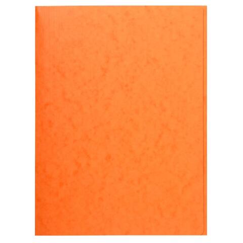 Carpeta Exacompta sin gomas con 3 solapas cartulina lustrada 400grs Nature Future - A4 - Naranja