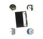 Trieur rigide ordonator dos extensible 9 compartiments - Couleurs assorties