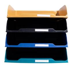 Bandejas de correo COMBO Styli NeoDeco - 346x255x243 mm, A4+ - Colores surtidos
