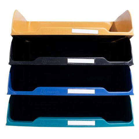 Bandejas de correo COMBO Styli NeoDeco - 346x255x243 mm, A4+ - Colores surtidos