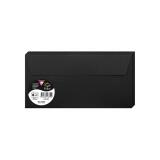 Paquet de 20 enveloppes 120g POLLEN 11x22cm (DL). Coloris Noir