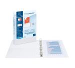 Classeur PP personnalisable Kreacover - 4 anneaux en D 25mm - A4 maxi - Blanc