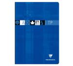 Cahier Travaux Pratiques piqué A4 80 pages petits carreaux + uni Couleur aléatoire - Assortis