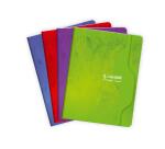 Cahier piqué 7000 17x22 cm 140 pages grands carreaux 70 g - Assortis