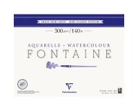 Fontaine bloc collé 4 côtés 25F 36x48cm 300g grain demi-satiné